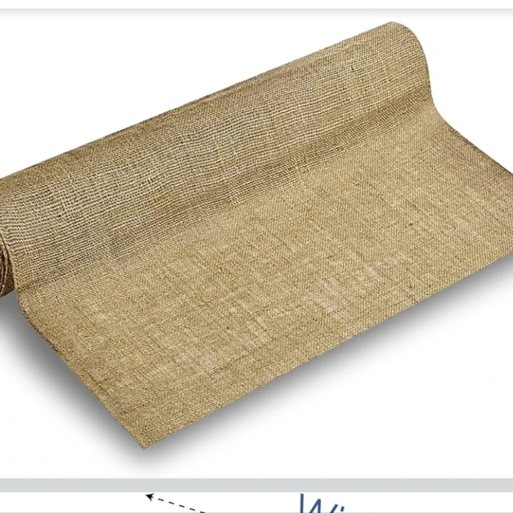 NWT 40” Wide Burlap - 1 Yard (3 Feet) Premium Natural Burlap Fabric,
